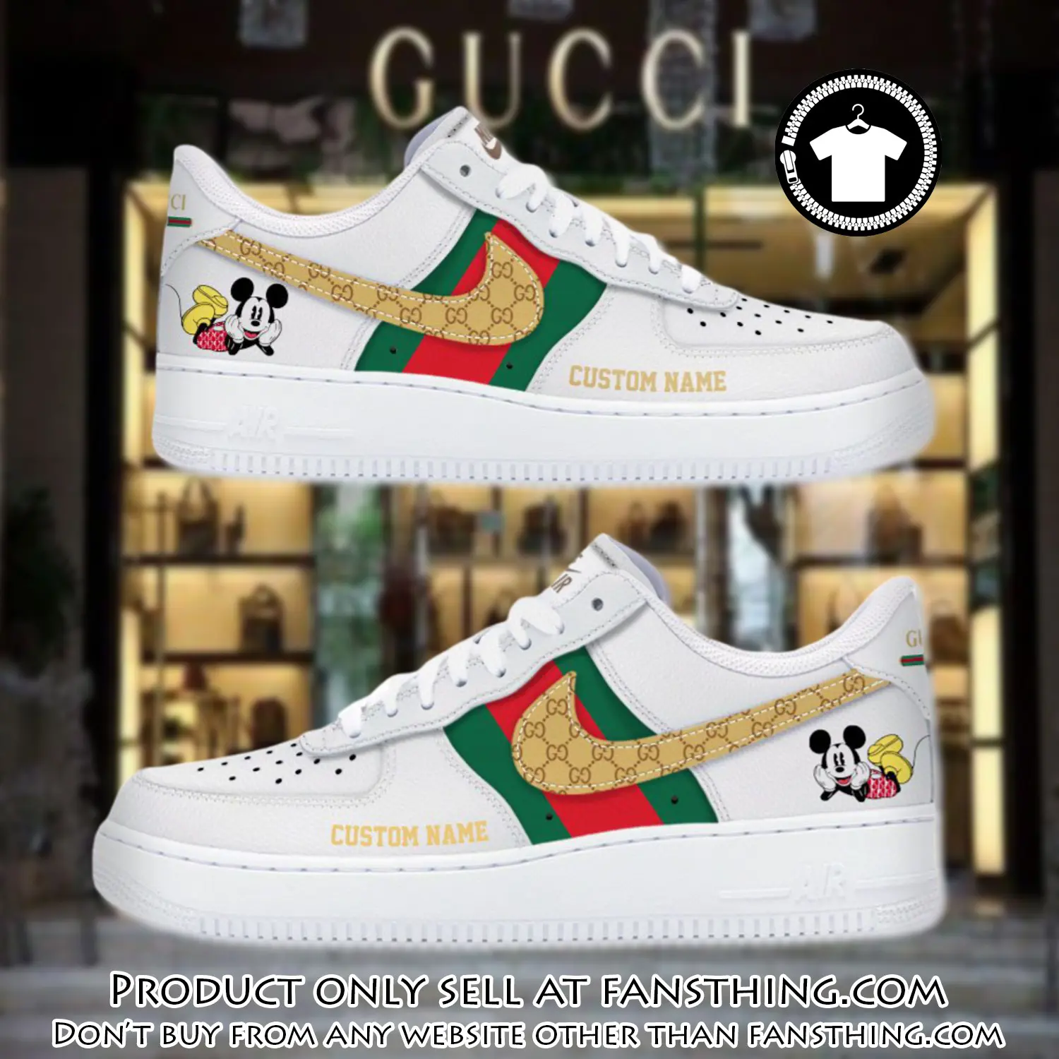 Gucci mickey mouse  luxury air force 1 sneakers limited af1 shoes oaf1022 fst4521378
